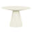 Contemporary Velvet Upholstered Dining Set With Round Wood Table-119283357-119283359
