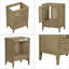 Base de meuble-lavabo simple 23,6 po seulement en brun naturel
