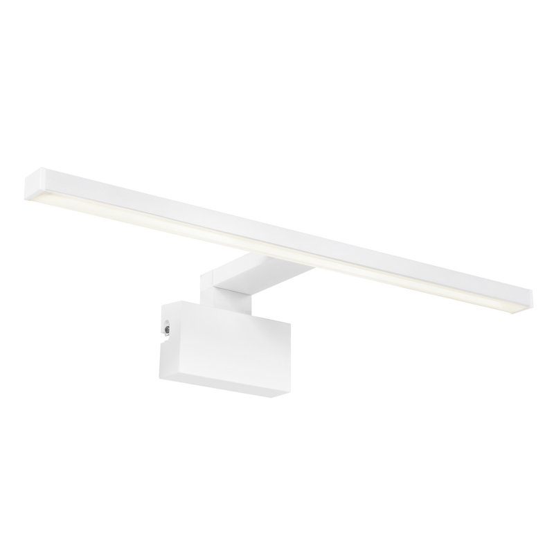 Steel Flush Mounted Sconce, White
