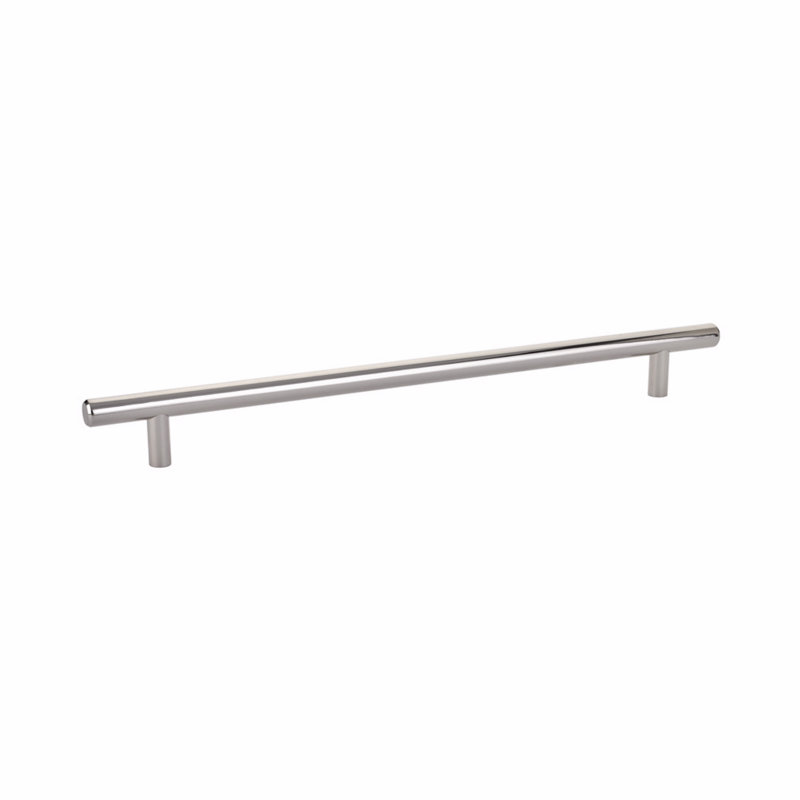 Poignées barres, 10", Nickel poli