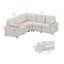 Canapé modulaire inclinable électrique pour cinéma maison avec canapé modulaire et porte-gobelets, ports USB et prise de courant-116879172