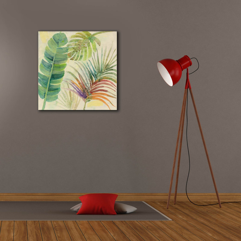  «Tropical Delight 1» par Albena Hristova, art mural sur toile, 26 po x 26 po