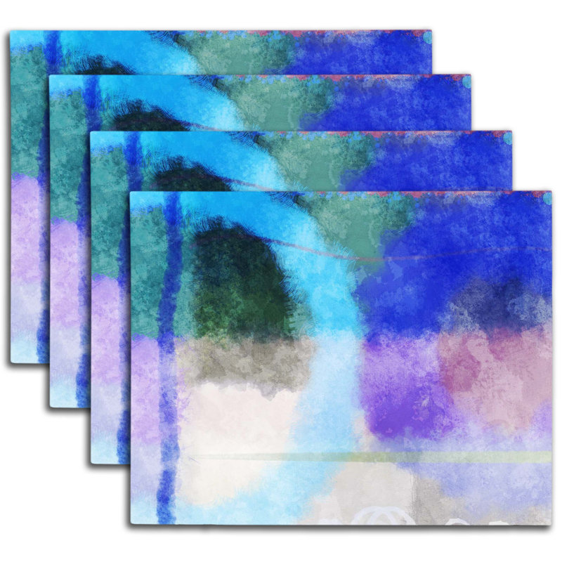 Napperon abstrait en polyester