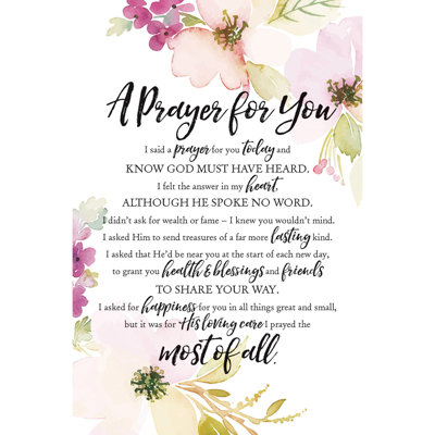 " A Prayer For You "