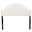 Tête de lit tapissier de grande taille, tête de lit en bois massif avec pieds en métal durables, tête de lit à hauteur réglable avec garniture cloutée dans la chambre à coucher-826144635