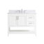 Ensemble de meuble-lavabo simple 42 po Scottsbluff-329134245