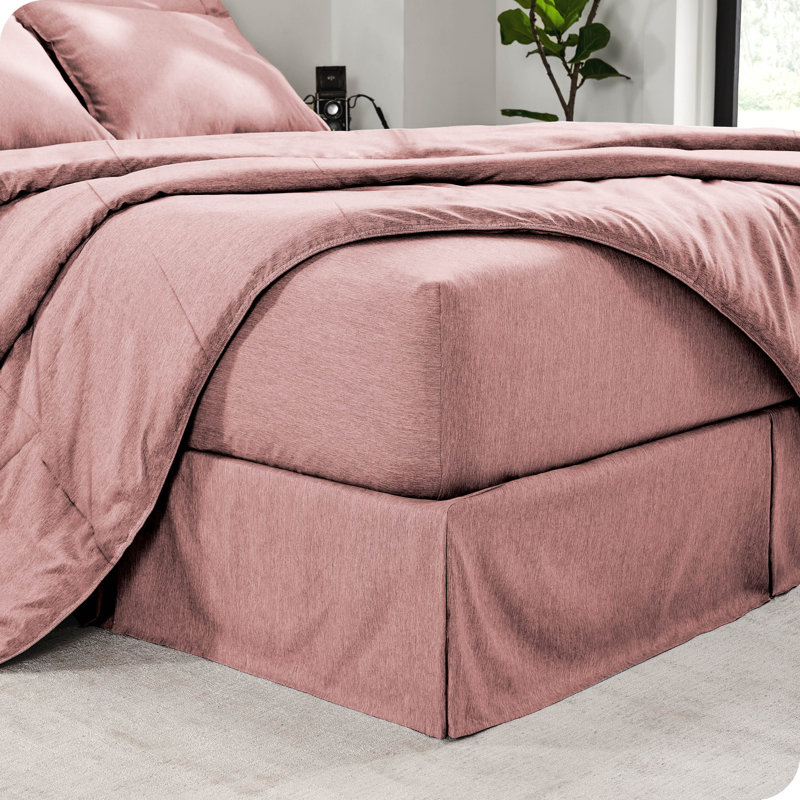 King Heather Pebble Microfiber Down Alternative Bed in a Bag Set