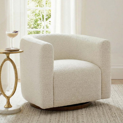 Fauteuil demi-tonneau pivotant Becki Owens for Joss & Main