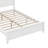 Platform Bed Frame,Retro Style Platform Bed With Wooden Slat Support-2067751991-2067751990