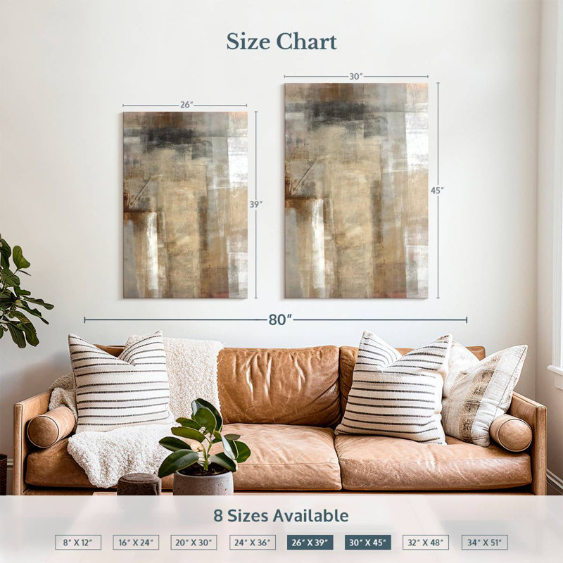 Avery Neutrals, 39" H x 26" W