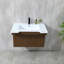 Meuble-lavabo mural en résine 32 po avec lumière à détecteur de mouvement, poignées latérales et conception ADA-compatible-1592568587