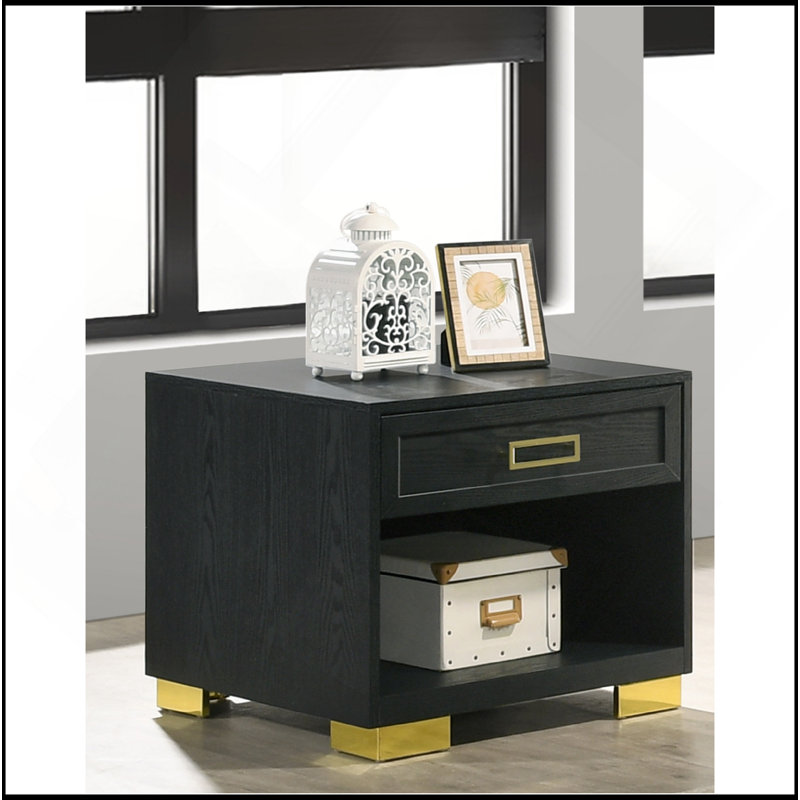 Table de bout contemporaine carrée 1Pc