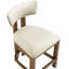 Tabouret de comptoir rembourré en cuir Phalan-428842838-428842865