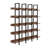 5 Tier Bookcase With Metal Frame, Open Book Display Shelf, Vintage Industrial Bookshelf, MDF Board Storage Organizer Rack-668331915