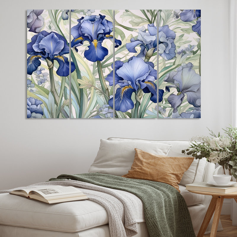 Traditional Plants & Flowers Wall Decor on Metal
