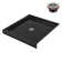 Streamline NT-2241-36BL-CR 36 in. x 36 in. Corner Acrylic Shower Base in Glossy Black with Centre Drain, ABS Drain Included