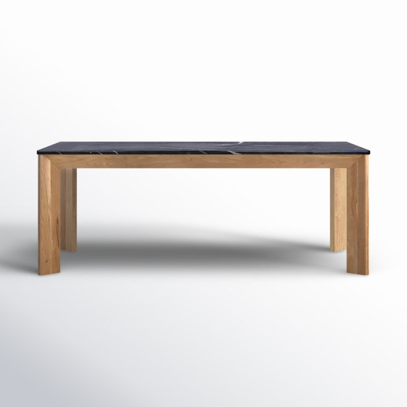 Winnie Dining Table, Black, 38" W x 80" L