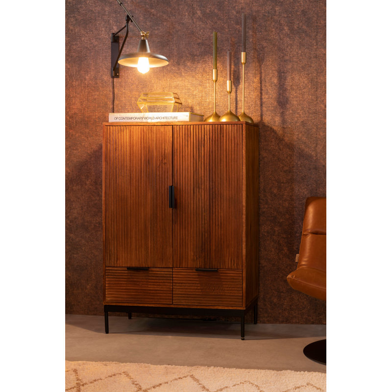 Saroo Solid Wood Accent Cabinet