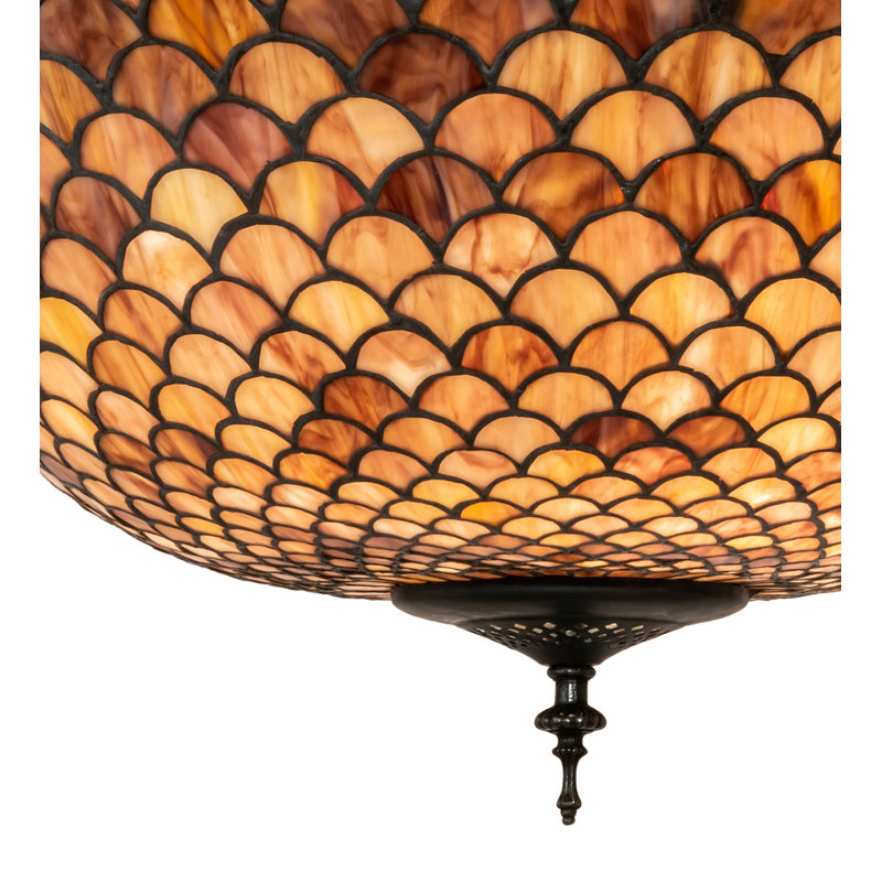 Luminaire bol suspendu à 3 lumières Raine