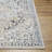 Rectangle Denisia Oriental Machine Woven Polyester Area Rug in Cream/Blue-639763404