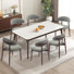 Vannie Solid Wood Upholstered Side Chair Dining Chair