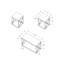 Table Set, 3Pcs Set, Coffee, End, Side, Accent, Living Room Marble Look Laminate, Metal, Contemporary, Modern-855449298