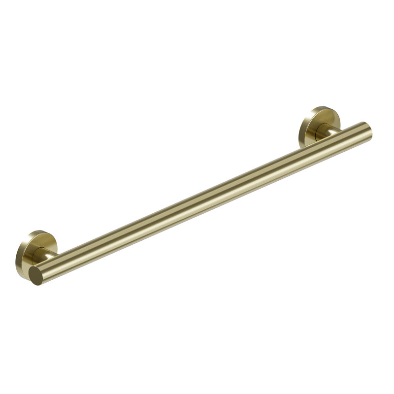 HORIZON  24 in. x 1.25 in. Grab Bar, ADA Compliant for Bath and Shower Safety (500 lb. Capacity) in Brushed Gold, 24