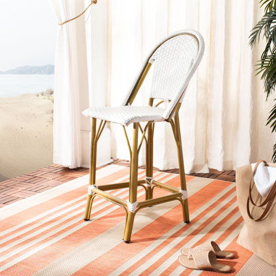 Yaretzi Wicker Outdoor 26'' Counter Stool