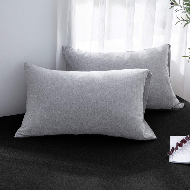 Jersey Knit Fitted Sheet, Black, Kingsize (5')