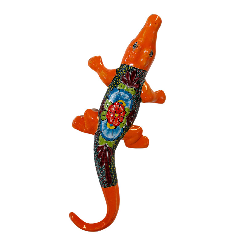 Figurine murale en crocodile grande taille 