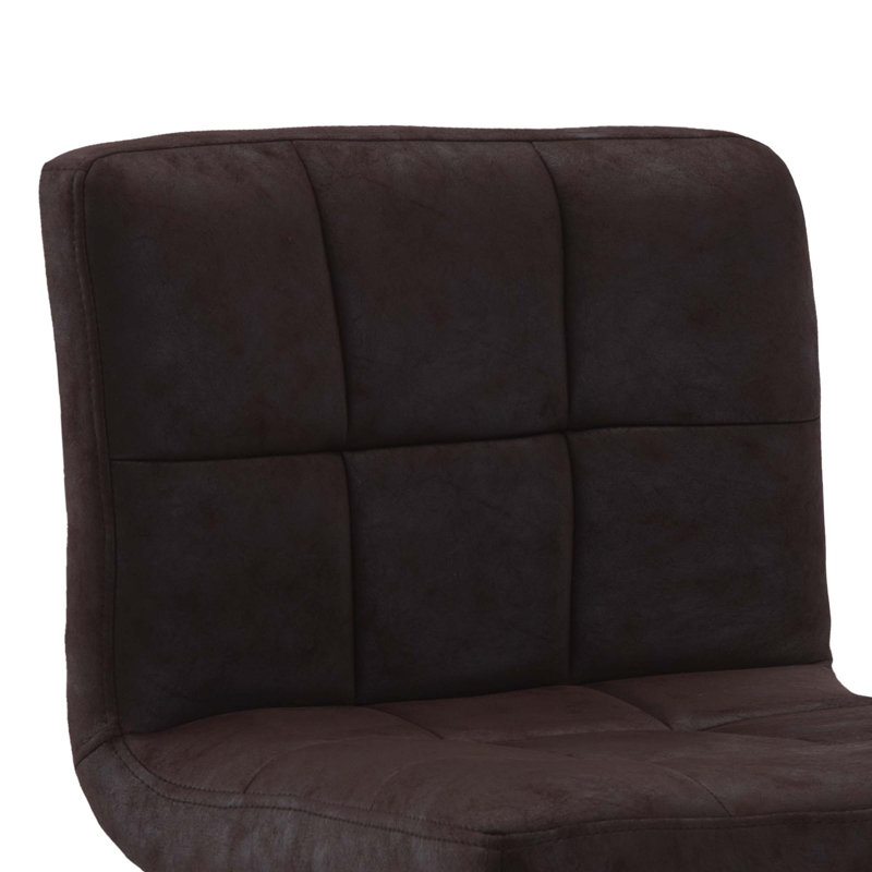 Tabouret de bar Amjed, Noir brunâtre