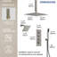 Système de robinet de douche thermostatique, pomme de douche à double effet de pluie haute pression au plafond avec valve brute-93876704
