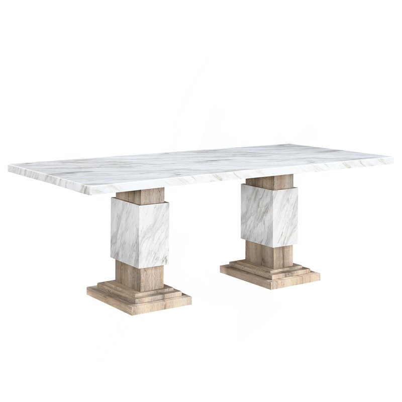 STACEY BEIGE DINING TABLE