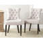 Beattie 50.04cm H Tufted Cotton Upholstered Tufted Back Side Chair-14485389