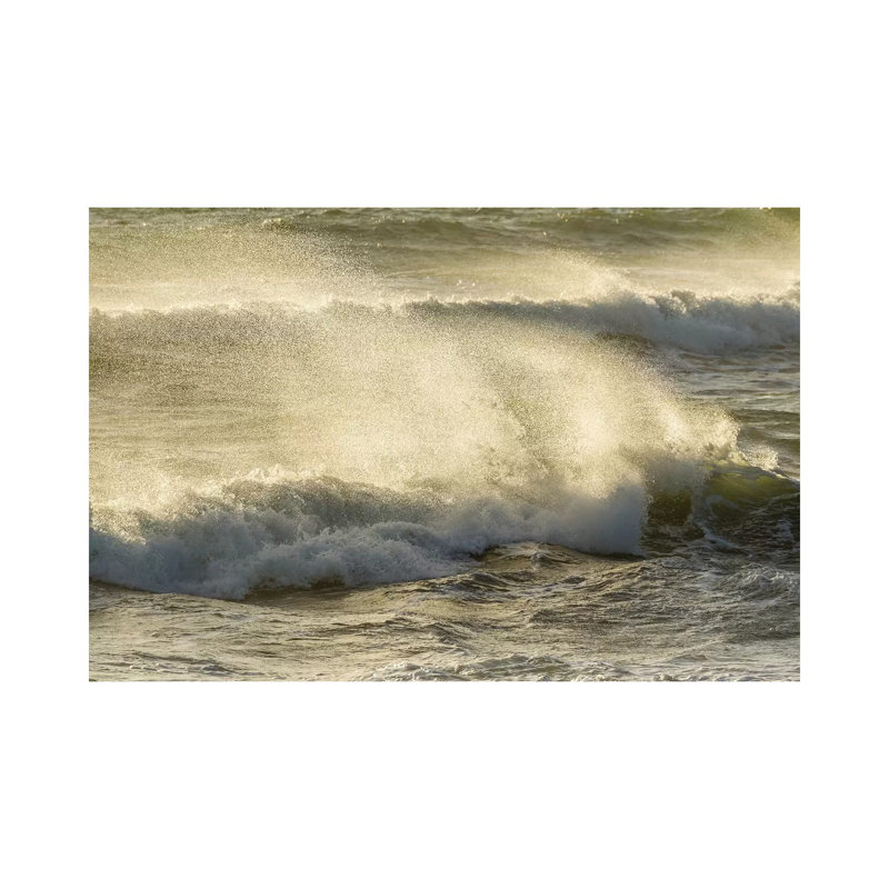 Usa, California, San Luis Obispo County. Wind-Blown Surf. by Jaynes Gallery - Wrapped Canvas Gallery-Wrapped Canvas Giclée