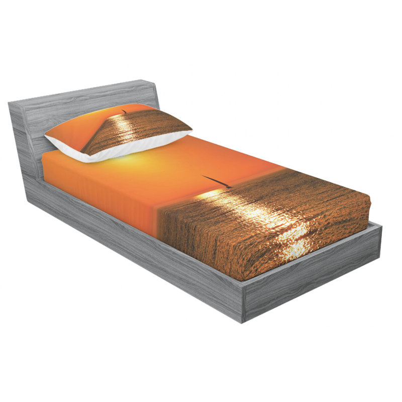 Microfiber Sheet Set, Twin XL Sheet Set with Fitted Sheet