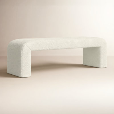 Clayborne Faux Fur Upholstered Bench