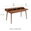 Bureau Luxembourg à piètement en bois massif-2069003664-2138906143