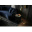 Table d'appoint hexagonale en marbre naturel avec finition polie