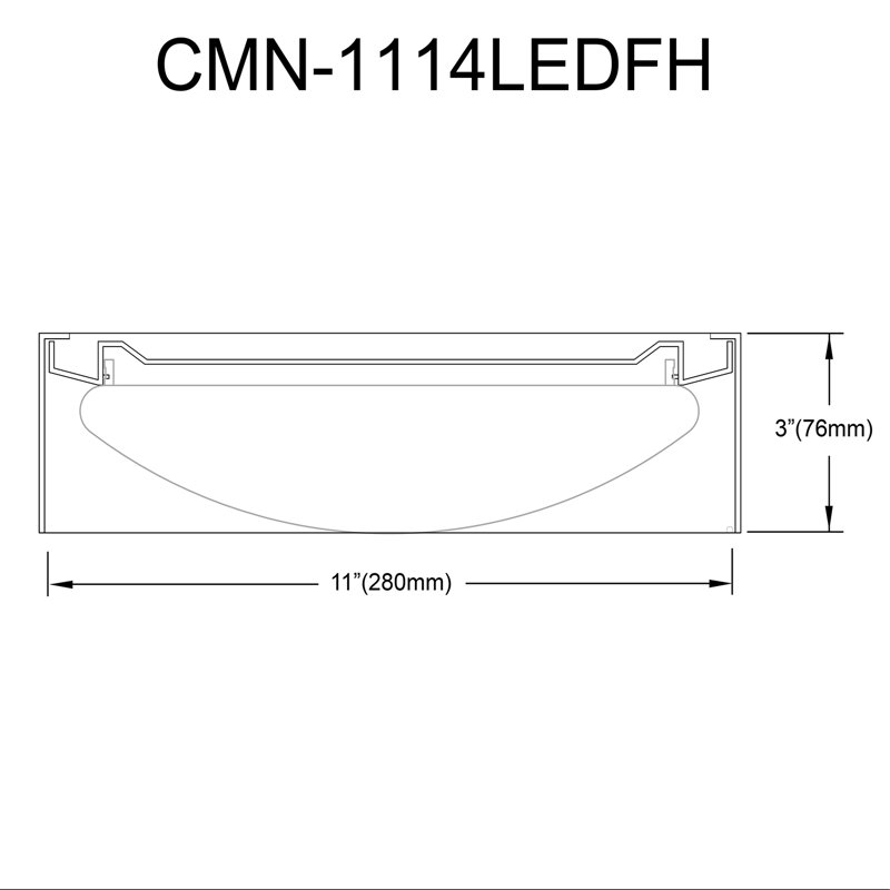 Metije Flush Mount - 14W - Metal Shade, Aged Brass, 11" Dia.