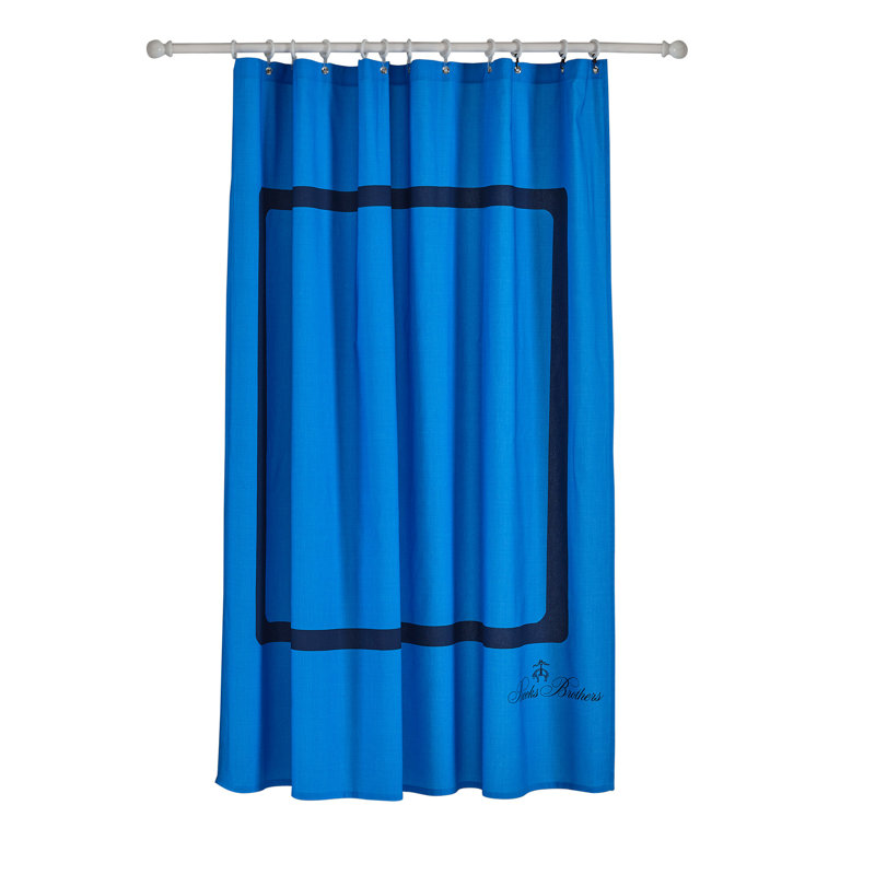 Cotton Shower Curtain, Royal Blue