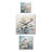 Saika Metal Wall Clock