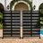 Metal Privacy Screen With Block Pattern