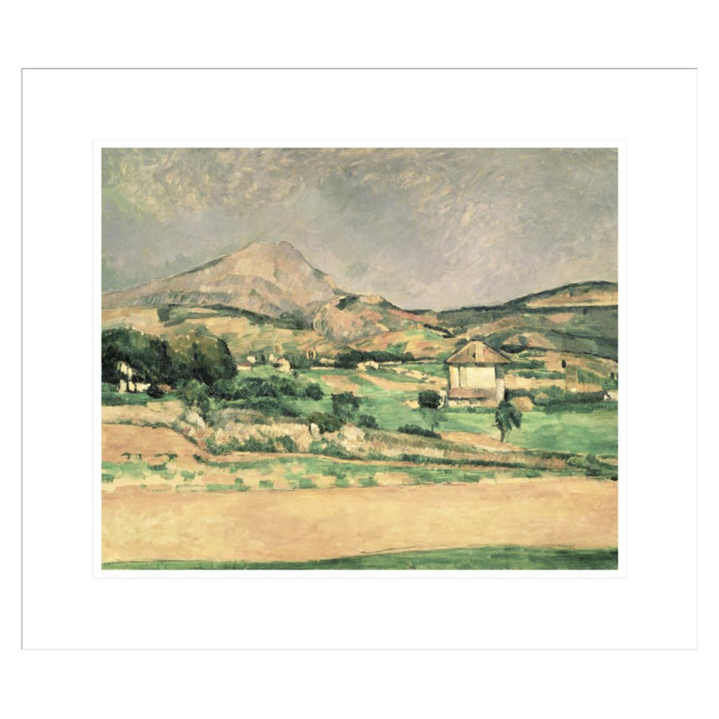 «Montagne Sainte-Victoire» par Paul Cézanne, impression giclée encadrée, H 17,75 po x l 20,44 po