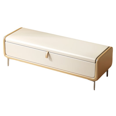Storage light luxury shoe stool by Hokku Designs