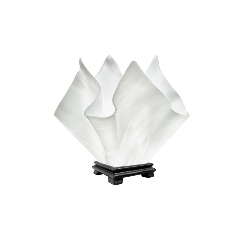 Dale Torchiere Lamp, White Cloud