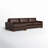 Jonie Genuine Leather 2-Piece Chaise Sectional-92300478-92300493