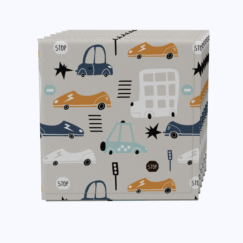 100% Cotton No Pattern Square Napkin