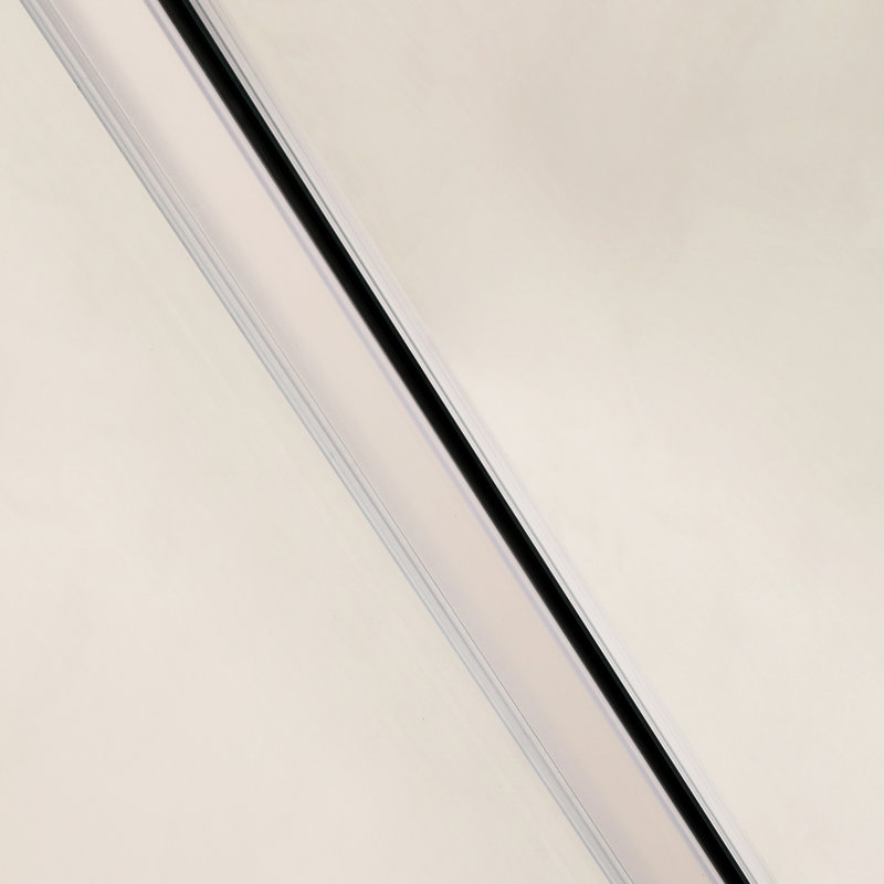 Porte de douche coulissante simple 60 po x 72 po, finition, verre trempé, fonctionnement silencieux, salle de bain l 72 po, mise à niveau facile à nettoyer