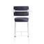 2 Grey And White Counter Height Chair - Iron Frame, Soft Fabric Padding, Ergonomic For Relaxing In Dining Room Chairs ( Of 2) Padded, Construction, Comfortable Seat, Back Support Daily Use Area